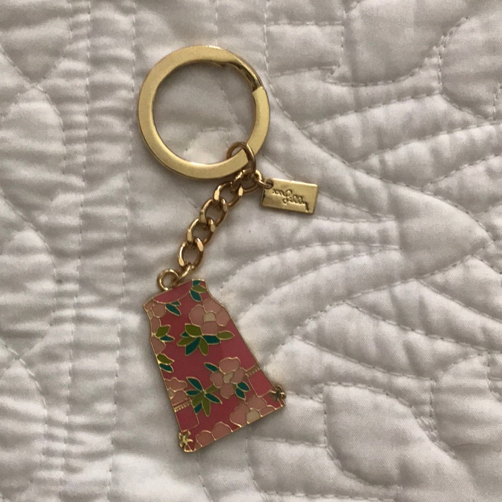 Lilly Pulitzer Shift Dress Keychain